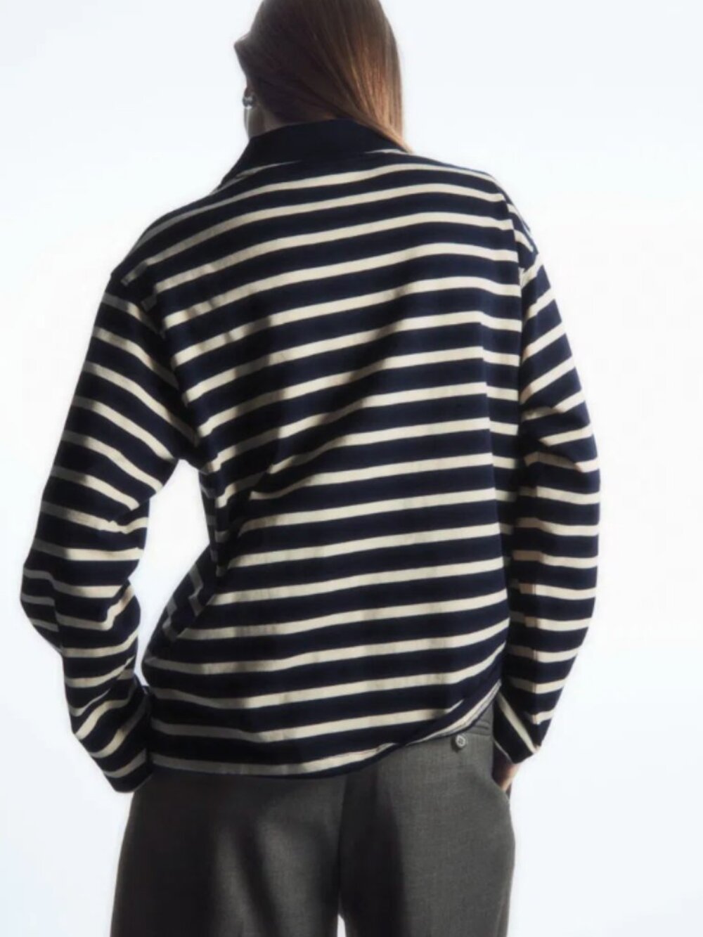 COS Rugby-Style Polo Shirt - Picture 5 of 9